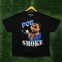 Pop Smoke Shoot for The Stars Aim For The Moon Double Sided T- Size XXXL Unisex T-Shirt XL