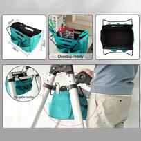 Telescoping Ladder Tool Bag Handy Tool Storage Bag with Pockets Oxford Cloth Portable Cloth Bag Repair Tools Bag for Repair Work China Mainland
