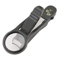 Kai Corporation Seki Magoroku Nail Clippers with Magnifying Curved Made in HC3523 Glass, Blade, Japan, juoda