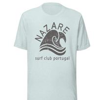 Nazare Surf Club T-Shirt | Portugal Big Wave Surfing Tee | Unisex L