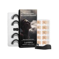 30 Magnetic Nasal Dilators for Better Breathing, Improve Sleep Quality, Reduce Snoring & Nasal Congestion with Nose Clips & Magnetic Applicator less
