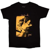 Tupac Fingers Orange Tone Tee TShirt Unisexs Unisex L