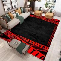 Exquisite non-slip volcanic lava pattern area rug flannel texture handmade perfect for living room bedroom dormitory mat INS 40cmX60cm