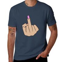 Middle Finger Tshirt Breathable Sportswear Tshirt For Unisex S