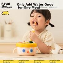 Huangchong Cute Baby Food Bowl with Suction Cup Lid, Insulated Water Bottle Bowl for Children, PPSU Tableware Keluo Huang