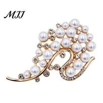 Everyday Wear Brooch Pin, 3D Swan Design with Imitation Pearls, Lightweight Alloy Pin Anti-Oxidation Electroplated Finish Versatile Accessory A