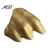 Alloy Ring Finger Adjustable Fit Irregular Pleated Joint Exquisite Craftsmanship Unisex Band Jewelry Gift Right auksinė