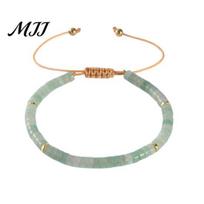 Durable Bracelet Women Adjustable Length Natural Stone Beads Casual Bohemia Style Stackable Versatile Jewelry Accessory Non-rusting B