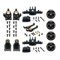 Axle Housing Metal Upgrade Set RC Car Parts with Screws Brass Kit for Hobbyists, Custom