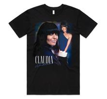 Claudia Winkleman Homage T-shirt Top Retro UK Presenter TV Gift Funny Unisex M