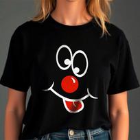 Funny Smile Face Red Nose Day 2026 Funny Charity T-Shirt Comic Relief Charity M