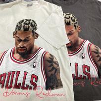 RODMAN BULLS GRAPHIC TEE S-5XL XXXL black