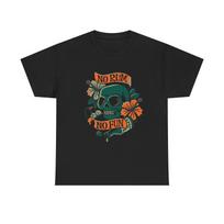 No Rum No Fun Graphic T-Shirt Unisex Heavy Cotton Tee NEW S
