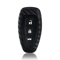 Car Key Pack for Ford ST Line Fiesta Focus Mondeo Ecosport Kuga Edge Escape Metallic Silicone Car Key Fob Case Accessories juoda
