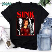 Sadie Sink Vintage Shirt – Retro Fan Collage Graphic Tee, Sadie Sink Inspired Merch, Unisex Sadie Aesthetic Gift for Fans L