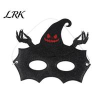 Halloween Costume Accessory Masque, Glitter Half Face Eye Horror Skull Bat Comfortable Masque Spider Dress Up for Cosplay Costume, Masquerade,