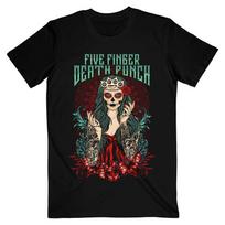 Five Finger Death Punch Lady Muerta T Shirt S