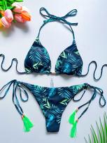 RUOTONSEPT New Sexy Print Bandage Bikini Set Women's Swimsuit Two-piece Triangle Halter Swimwear Bathing Suit Brazilian Biquinis S