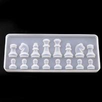 Crystal Chess Silicone Pendant Jewelry Mold Resin Epoxy Casting Diy Craft Tool