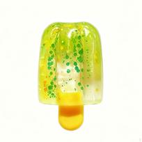 Ice Lolly Translucent Cream Bar for Fidgeters, Students, Desk, Classroom, Travel Yellow