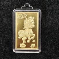 Kūrybingas talismanas Zodiako 2026 Metai Arklių Metai Metalo amatai Automobilio papuošalas Naujųjų metų suvenyrinė dovana A1