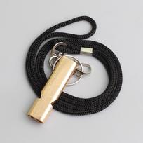 Flat Aluminum Alloy Double Tube Whistle Professional With Rope Portable Outdoor Survival Whistle Tool auksas