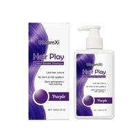 GleamXi Purple Hair Shampoo Natural Soft Coloring Gentle Formula Refreshing Moisturizing Shampoo 300ml