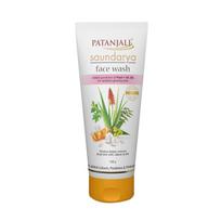 Saundarya: Face Wash 100g - Acne Control Brightening Herbal Daily Face Cleanser For Men & Women, Patanjali 100 ml