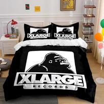 XLARGE Records Gorilla Print Bedding Set Bedding set (1 duvet cover, 2 pillowcases, duvet not included) 135x200cm