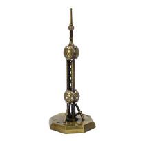 Electroplating Workmanship TV Tower Building Replica Shanghai Souvenir Model  Travel Souvenir