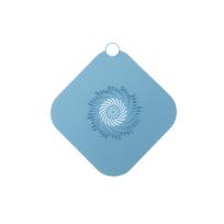 Large Silicone Bathroom Cover - -Clog Hair Catcher for Shower and Tub, Floor Pad one size mėlyna