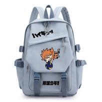 Riman Volleyball Less Anime Peripheral Backpack Youth And Young Students Large Capacity School Bag Outdoor Travel Bag Volleyball youth backpack