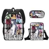 Taylor Swift Taylor Elementary And Secondary School School Bag Children'S Backpack Small Satchel Pencil Case Backpack pencil bag