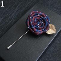 Suit shirt Brooch Ribbon Rose uniform school uniform Brooch pocket scarf Brooch chest accessories 11