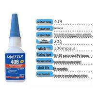 495 Transparent Instant Adhesive for Metal & 406/460 Quick-Cure Plastic Glue