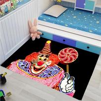 Amazing Circus Performance Large Area Carpets for Home Living Room  Children's Bedroom Sofa Doormat  Floor Rugs Anti-slip  Decor 40x60cm (16x24in)