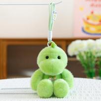 Gyvūno lėlės pakabukas dinozauras dramblys raktų pakabukas kuprinės pakabukas zuikis griebimo mašinėlės lėlė pliušinis žaislas 22cm/0.146kg black
