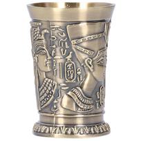 Vintage Egyptian Wine Glass Innovative Carving Pattern Drinking Cup for Home Office Bar Collection