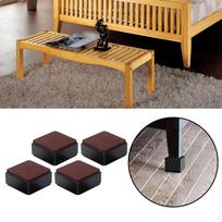 Lova Pakelia Sofos Kojų Atrama Anti Black 60x32mm
