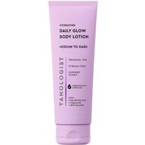 Tanologist Hydrating Daily Glow Gradual Self Tan Lotion Medium To Dark savaiminio įdegio kūno losjonas, 250 ml