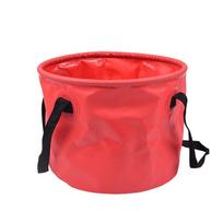 Portable Folding Multi-purpose Bucket 32L raudona