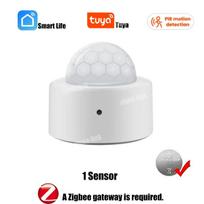 Smart PIR Motion Sensor Tuya Zigbee 3.0 Smart Human Body Infrared Detector Security Alarm Sensor Require Gateway 1pc sensor