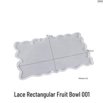 Large Irregular Rectangle Silicone Mold for Epoxy Resin Tabletop or Fruit Bowl
