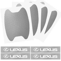 8 vnt. automobilio durų lipdukas Automobilio rankenėlės Anti Scratch apsauginė plėvelė Automobilio stilius For Lexus IS250 Ct200h ES300h RX350 IS300h NX300h UX