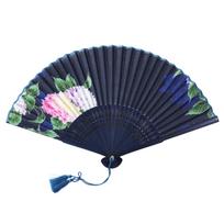 Folding Fan Japanese Traditional Japanese Indigo Boxed [Osaka Choseido] Women's - Stylish, Business, Style, Accessories, Festival, Dyed, (Hydrangea