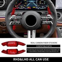 Steering Wheel Paddle Shifter Trim Cover Red Type A
