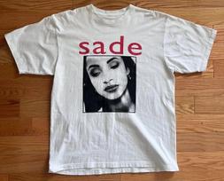 SADE 1993 Love Deluxe World Tour Short Sleeve White Men T-Shirt TT1102 M