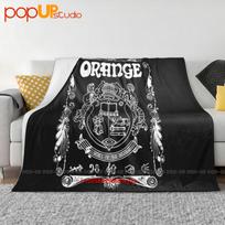 Orange Amplifiers Whiskey Crest Choose Your Ultra-Soft Blanket Quilt Winter Sofa Cover Bed Covers Size: 75*100cm, Weight: 230 GSM