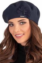 Vivisence 7036 granatowy uni nakrycie głowy beret