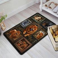 Chow Chow Gallery Pattern Rug Floor Mat for Living Room or Bedroom Soft and Comfortable Carpet a Gift for Birthday and Holiday. 40x60cm( 15x23in ) įvairiaspalvis